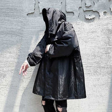 Load image into Gallery viewer, Dark Big Hat Mid-Length Cape Coat
