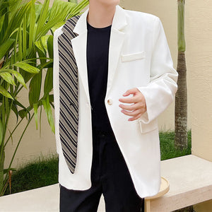 Asymmetrical Collar Blazer