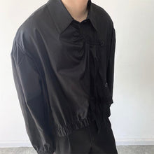 Load image into Gallery viewer, Dark Irregular Placket Lightweight Jacket
