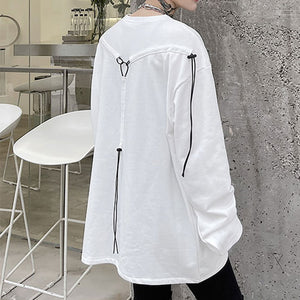 Drawstring Back Sweatshirt