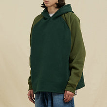 Load image into Gallery viewer, Color Block Raglan Hoodie
