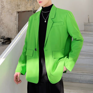 Fluorescent Green Suit Jacket