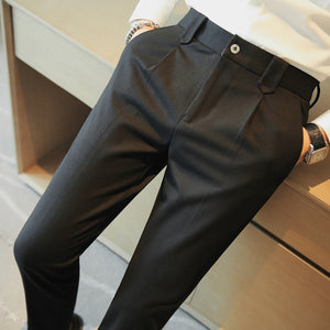 British Casual Slim Suit Pants