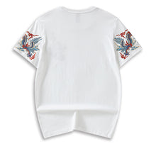 Load image into Gallery viewer, Dragon Embroidered Loose Short Sleeve T-Shirt
