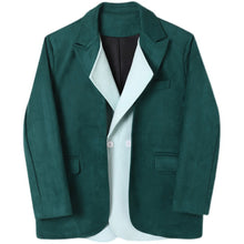 Load image into Gallery viewer, Detachable Fake Two-piece Blazer
