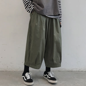 Lantern Loose Eighth Nine Pants