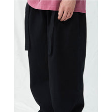 Load image into Gallery viewer, Black Straight Leg Lounge Pants
