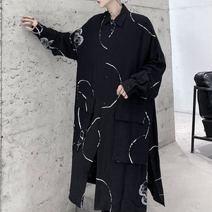 Oversized Mid-length Loose Shirt