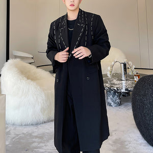 Hand Threaded Black Coat