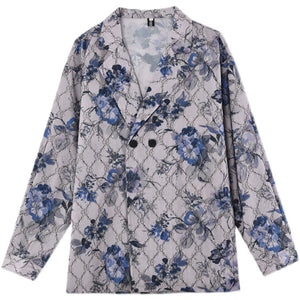 Floral Print Long-sleeve Shirt