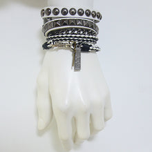 Load image into Gallery viewer, Punk Rivet Hip Hop Bracelet Chain
