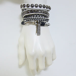 Punk Rivet Hip Hop Bracelet Chain