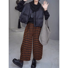 Load image into Gallery viewer, Retro Thickened Plaid Casual Pants
