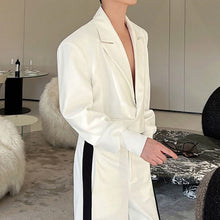 Load image into Gallery viewer, Shoulder Pad Short Jacket Wide Leg Pants Two Pieces Suit
