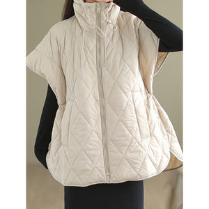 Stand Collar LooseZipped Jacket