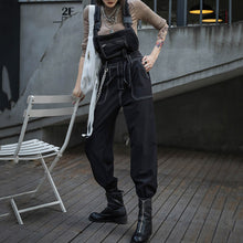 Load image into Gallery viewer, Technical Black Topstitch Jumpsuit
