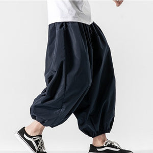 Loose Casual Cropped Trousers