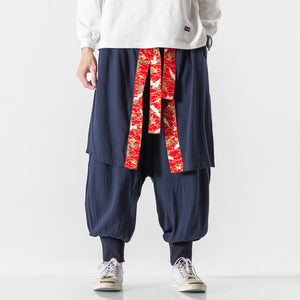 Linen Cotton Loose-Fitting Pants