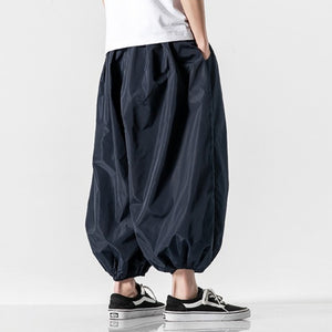 Loose Casual Cropped Trousers