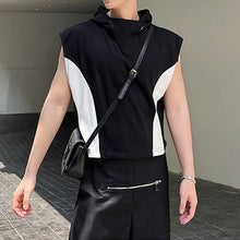 Load image into Gallery viewer, Cropped Hooded Sleeveless Sweatshirt
