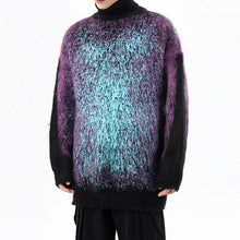 Load image into Gallery viewer, Tie-dye Gradient Turtleneck Sweater
