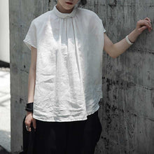 Load image into Gallery viewer, Loose Pleated Short Sleeve T-Shirt
