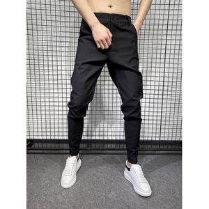 Slim Fit Casual Cuff Pants