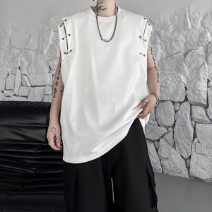 Summer Deconstructed Sleeveless T-shirt