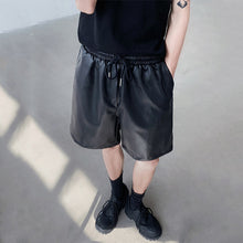 Load image into Gallery viewer, Retro Simple PU Leather Shorts
