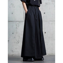 Load image into Gallery viewer, Multi-piece Fake Two-piece Wide-leg Culottes Samurai Pants
