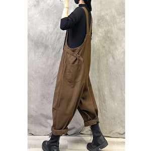 Casual Retro Loose Overalls