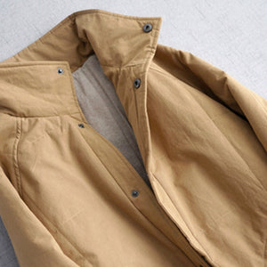 Retro Thickened Mid-Length Cotton Jacket