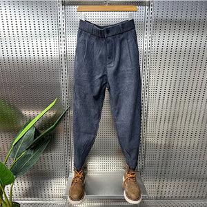 Winter Corduroy Casual Slim-fit Loose Harem Pants