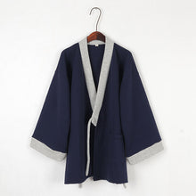 Load image into Gallery viewer, Color Block Cotton Hanfu Thickened Home Himono Zen Clothes
