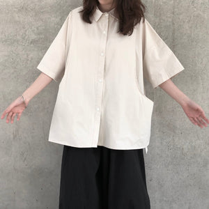 Large Pocket Loose Casual Shirt