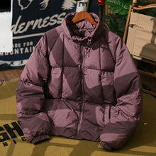 Load image into Gallery viewer, Stand Collar Loose Warm Down Jacket
