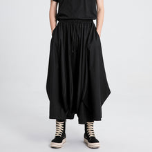 Load image into Gallery viewer, Black Loose Irregular Pants Hakama
