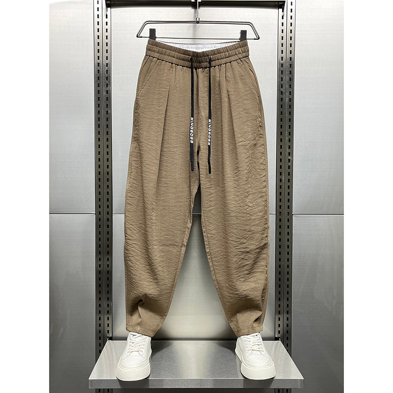 Summer Nine-point Breathable Loose Harem Pants