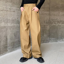 Load image into Gallery viewer, Straight Loose Drape Wide-leg Pants
