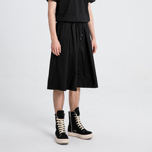 Load image into Gallery viewer, Summer Dark Drawstring Pleated Shorts
