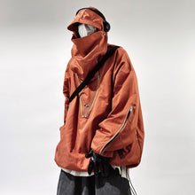 Load image into Gallery viewer, Loose Solid Color Hooded Retro Work Jacket
