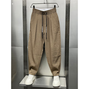 Summer Nine-point Breathable Loose Harem Pants