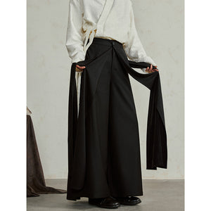 Multi-piece Flowing Draped Wide-leg Culottes