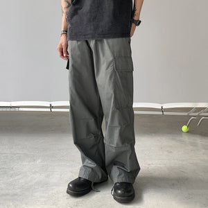 Wide Leg Casual Drawstring Pants