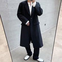 Load image into Gallery viewer, Shoulder Button Solid Color Long Trench Coat
