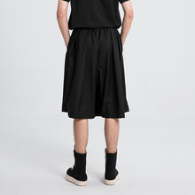 Load image into Gallery viewer, Summer Dark Drawstring Pleated Shorts
