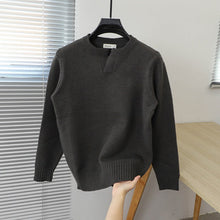 Load image into Gallery viewer, Solid Color Small V-neck Sweater
