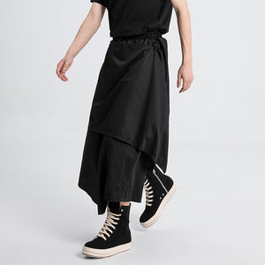 Irregular Layered Casual Samurai Hakama