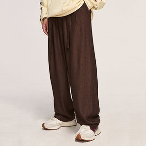 Retro Streamer Draped Wide-leg Pants