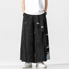 Load image into Gallery viewer, Cotton and Linen Loose Embroidered Wide-leg Pants
